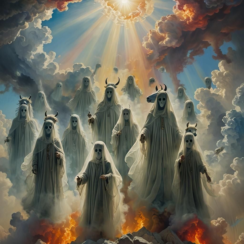 Surreal Sins in Hellish Mist: A Divine Vision