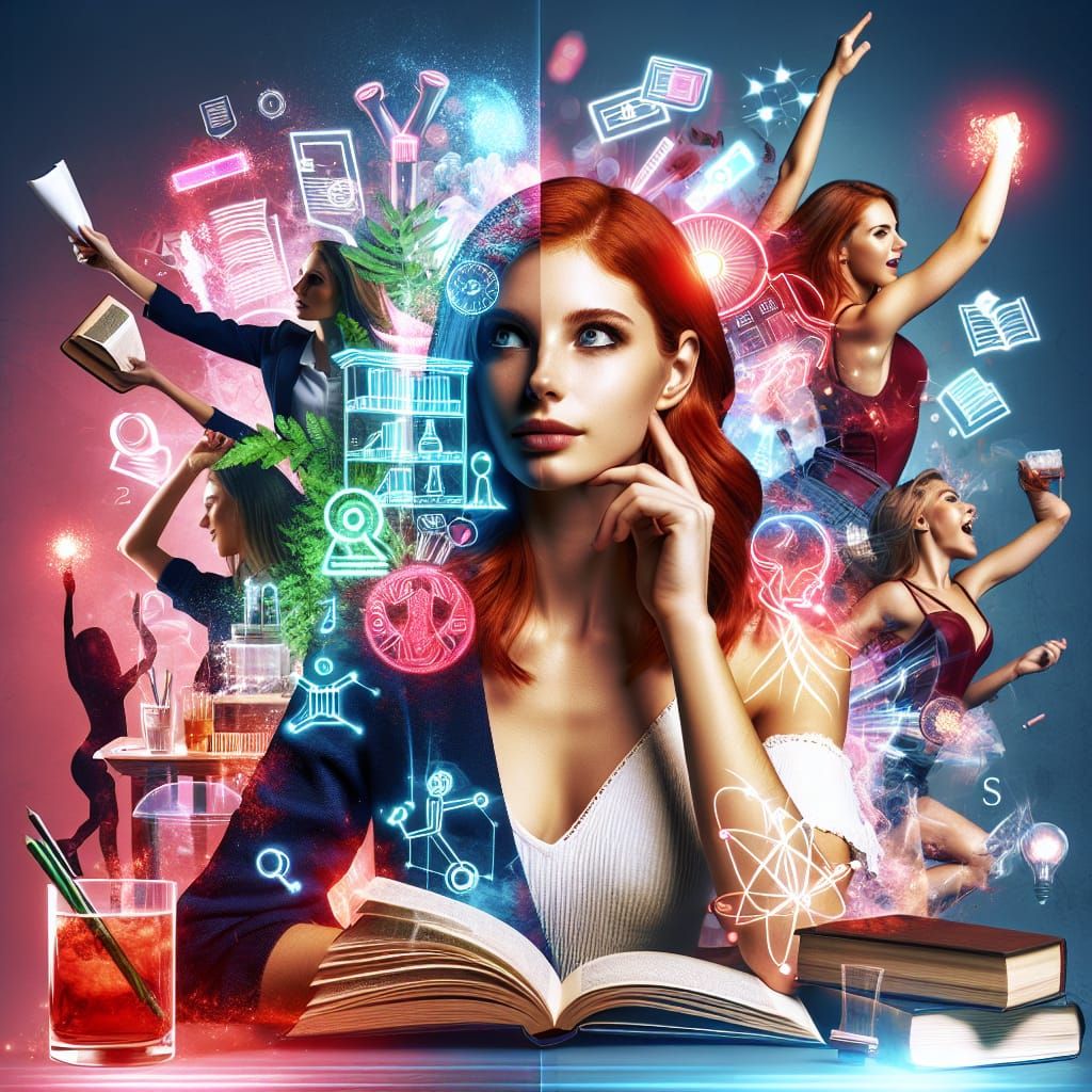 Woman Balances Academia and Nightlife with Triple Exposure