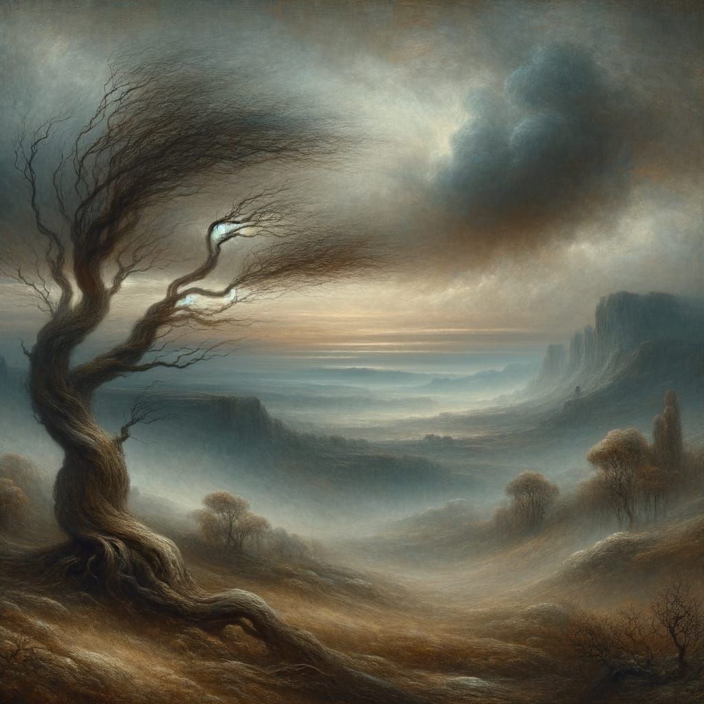 Dreamy Melancholic Landscape