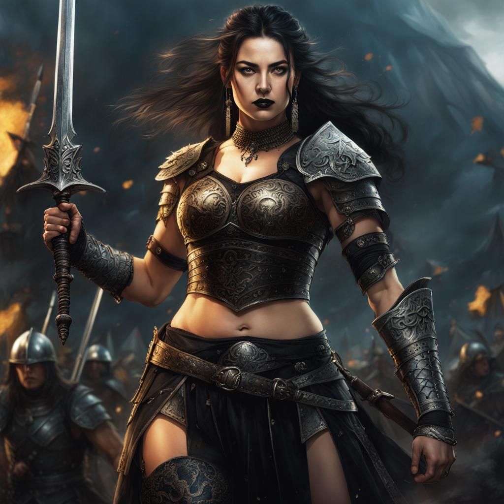 Thalitta, The Steel Lady in combat