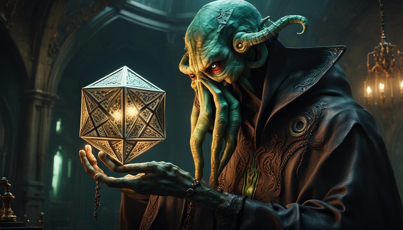 Mindflayer with Icosahedron