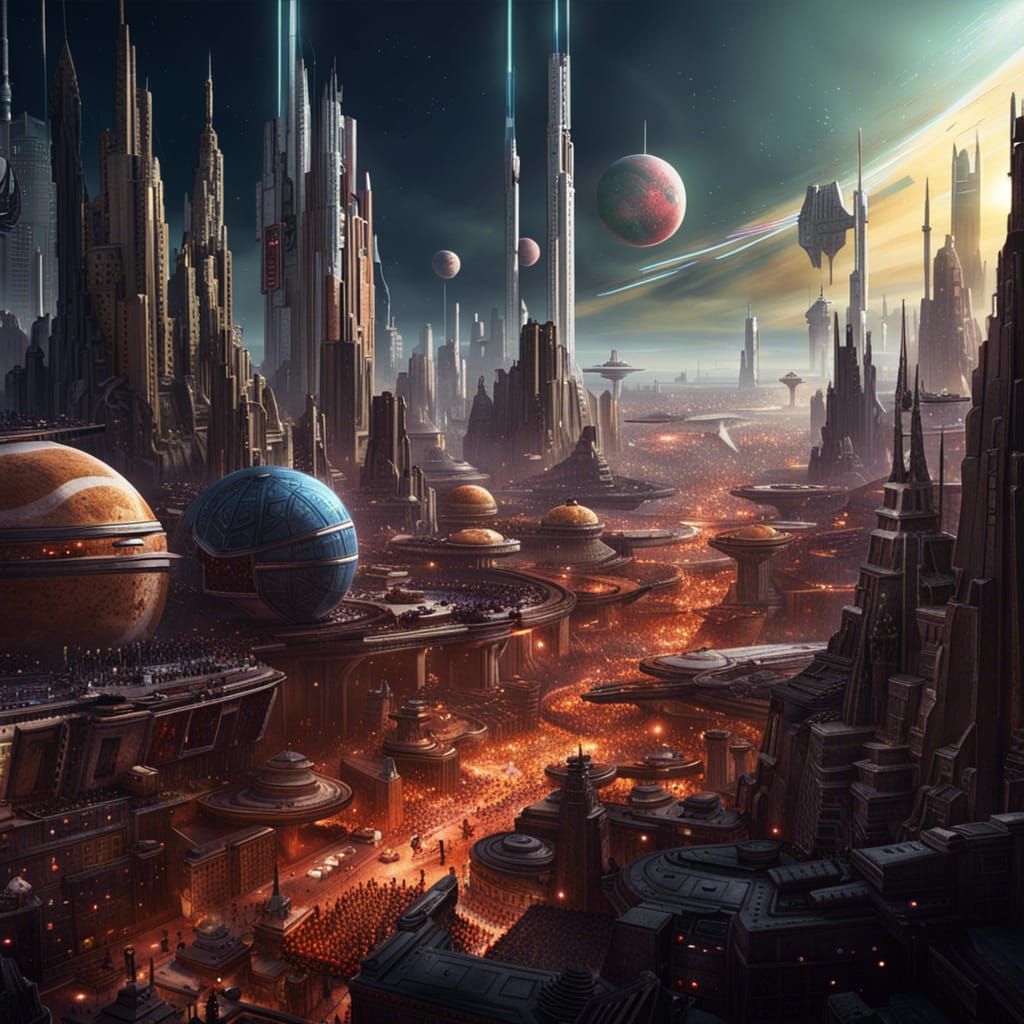 Coruscant planet  - star wars