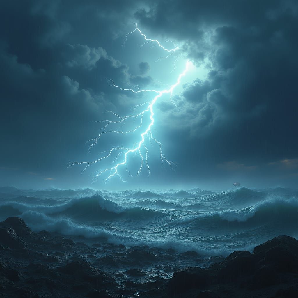 Dramatic Stormscape in Cinematic Detail