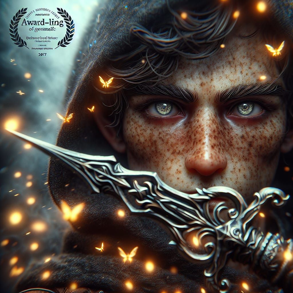 Rogue with Piercing Eyes and a Piercing Dagger