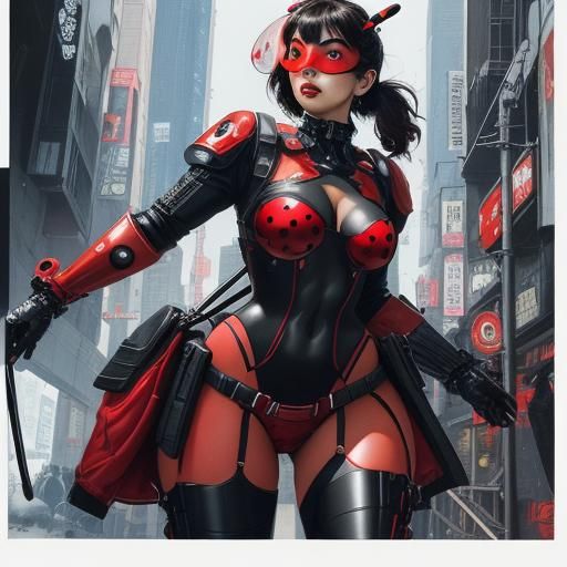 ladybird character comic book type