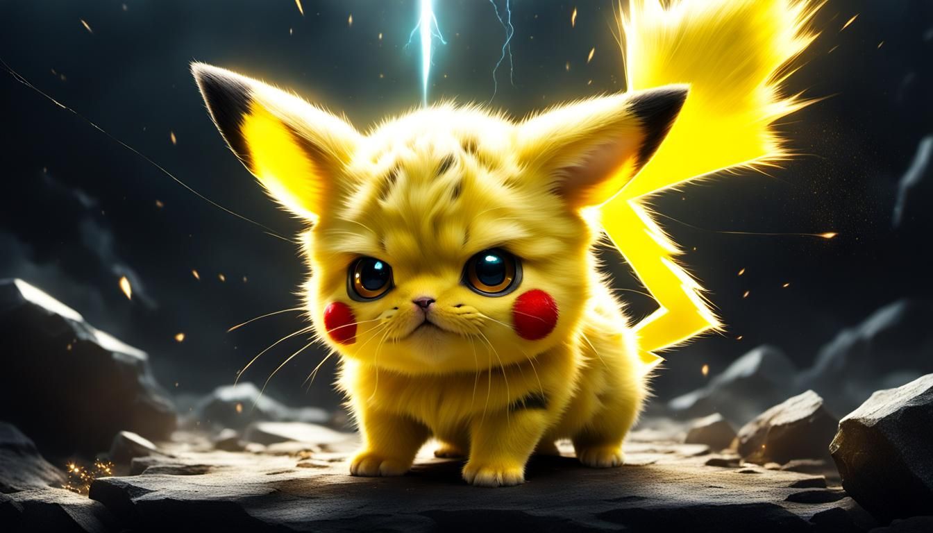 Success! Turned my kitten into a Pikachu