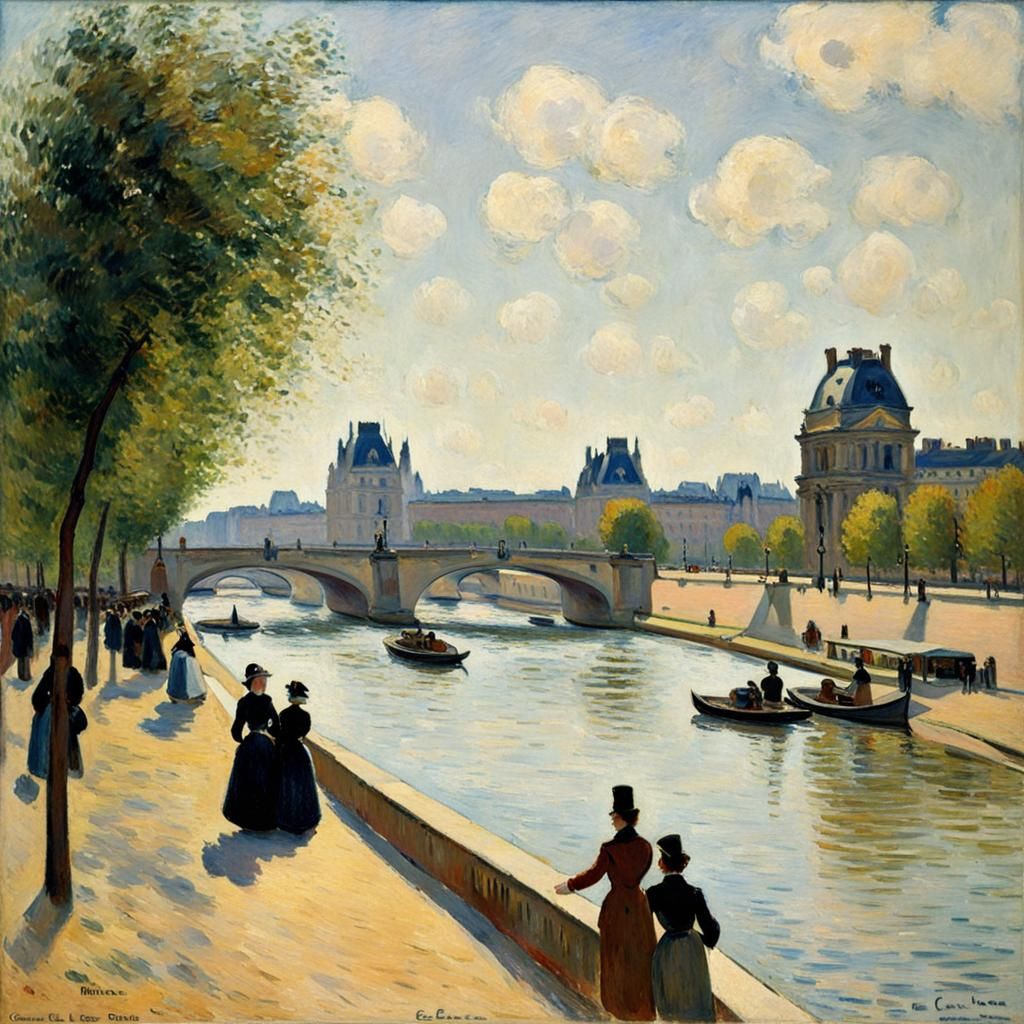 The Seine and the Louvre: Impressionist View