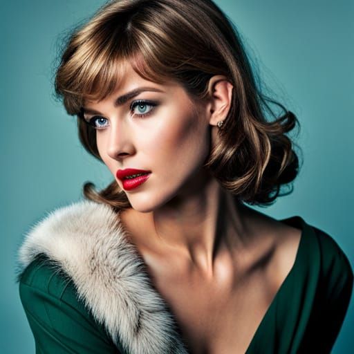 Enticing Blonde Bond Girl in Groovy 1960s London