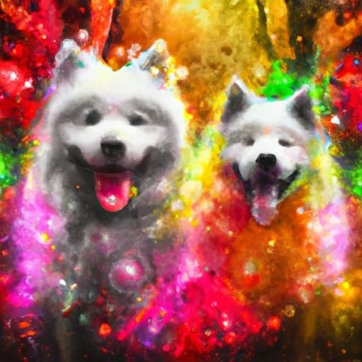 Festive Doggies Celebrate Christmas in Hyperrealistic Style