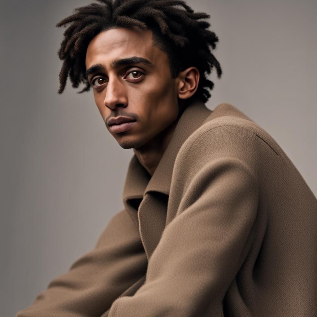 Timothée Chalamet as a black man