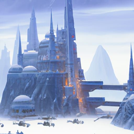Icy Hutt Palace and Space Station