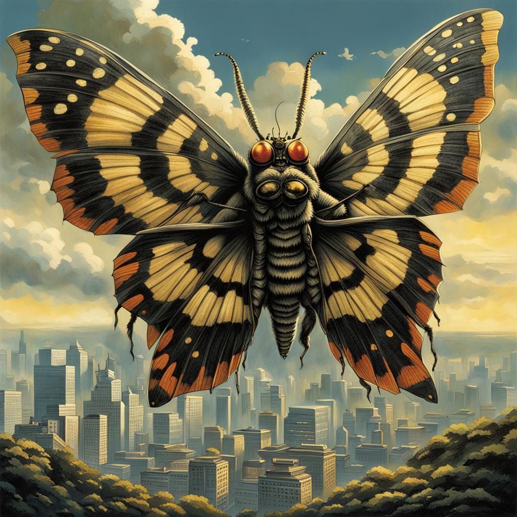 Mothra: Giant Moth in Divine Light
