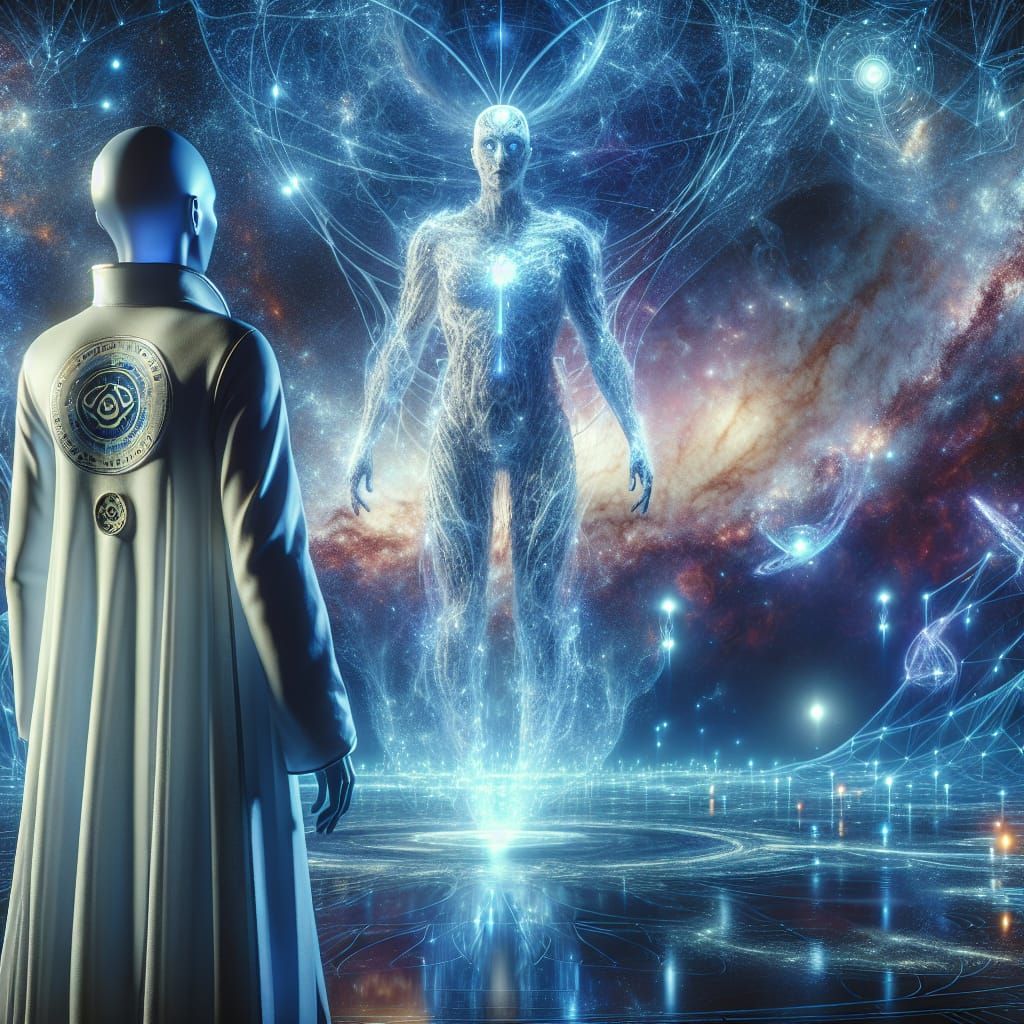 Cosmic Encounter: Woman Meets Colossal Alien Entity