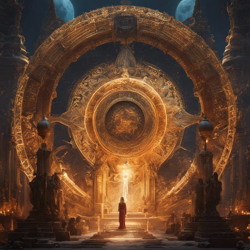 Damballa Portrait in Sacred Voodoo Realm