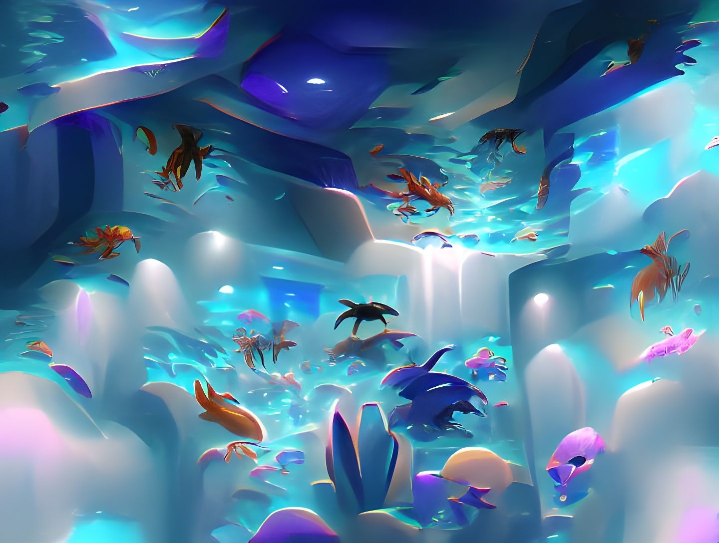 Aquatic Heaven: An AI Interpretation