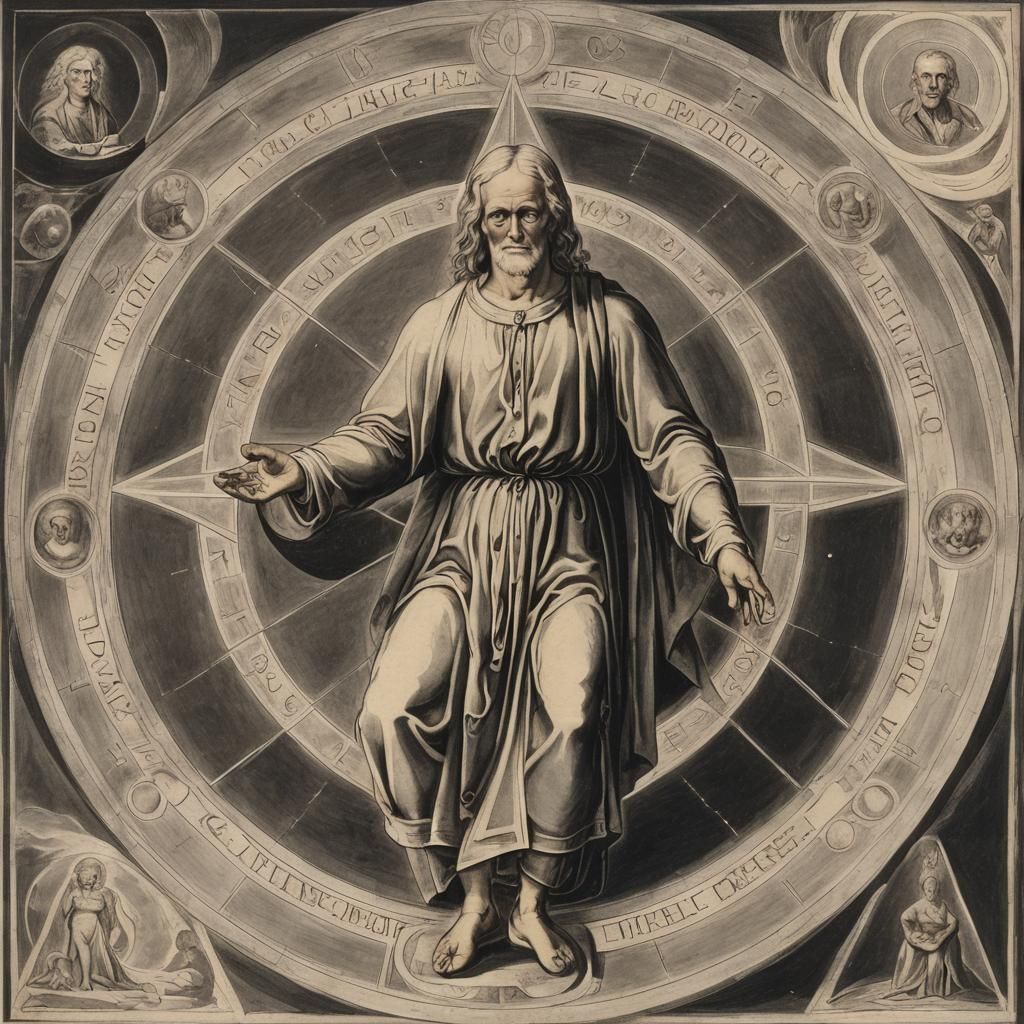 God the Geometer Inspired by William Blake