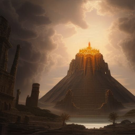 Ozymandias King of Kings: Detailed Matte Painting