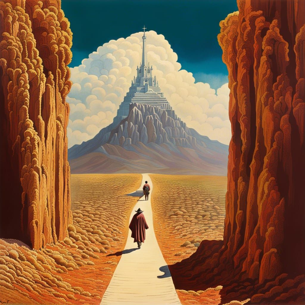 Surreal Holy Mountain Pilgrimage to Paradise