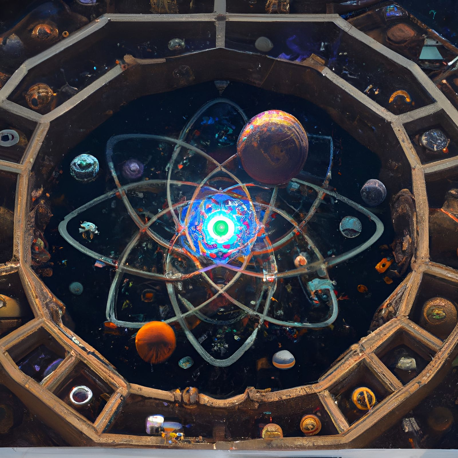 Geometric Expansion of the Universe: Digital Illustration