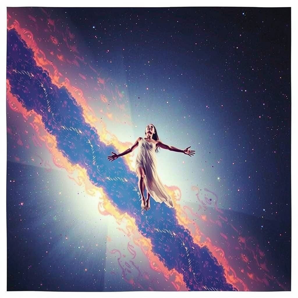 Ethereal Cosmic Being Soars Through the Milky Way in Cinemat...