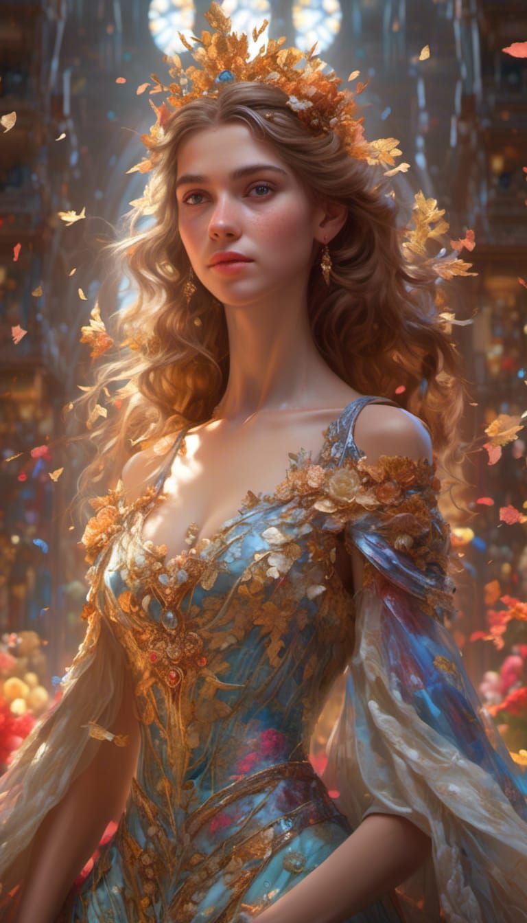 Princess Leonor Portrait in Hyperreal Detail