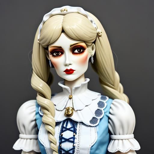 Ethereal Bone China Doll Creation