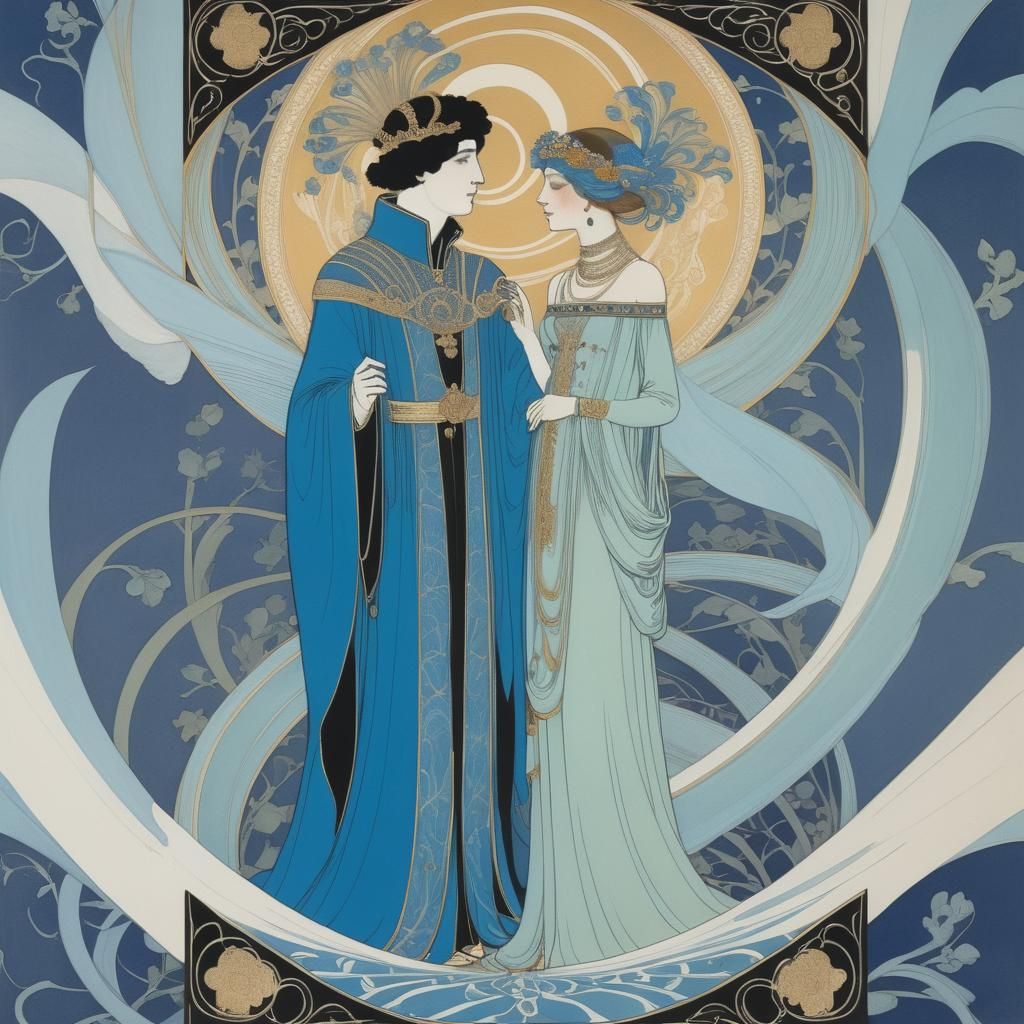 Empress in Opulent Interlaced Majesty