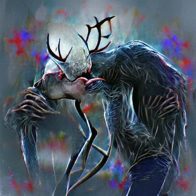 Wendigo Kissing: An AI Interpretation