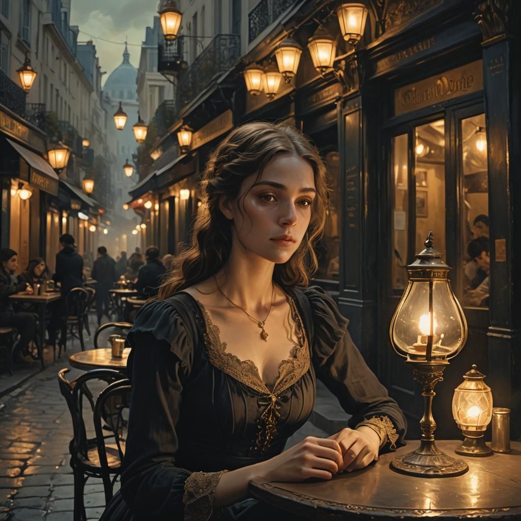 Irma in Montmartre: Gustave Doré Inspired Dark Academia