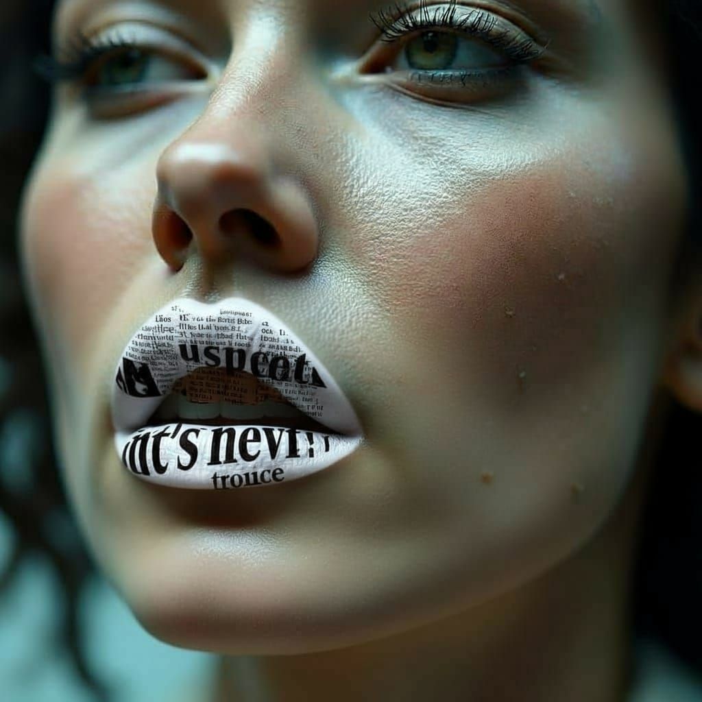 Beautiful Woman Portrait: Close-up