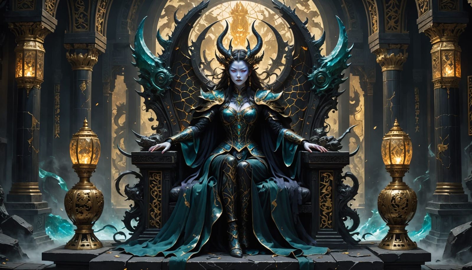 Heavenly Demon Queen in Celestial Throne Room