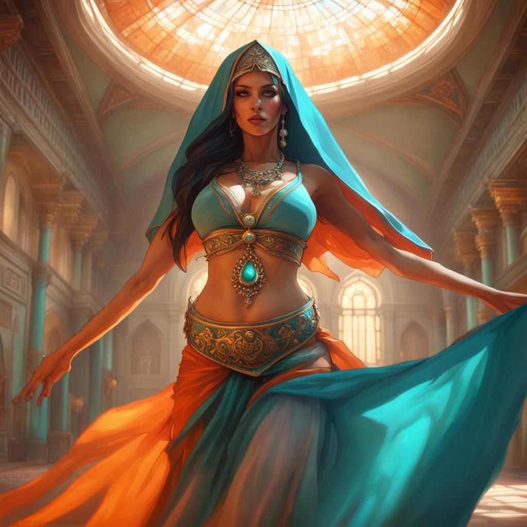 Beautiful Young  Belly Dancer