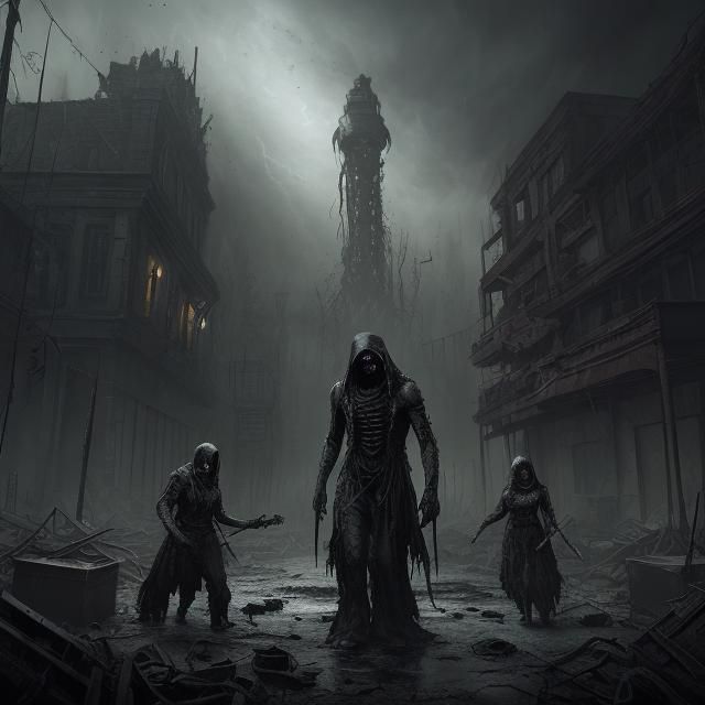 Post-Apocalyptic World Ruined by Lovecraftian Elder God