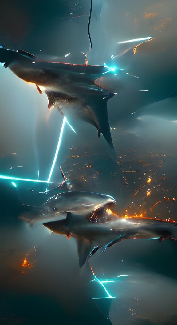 Sharks with Friggin' Lasers: Hyperdetailed Concept Art