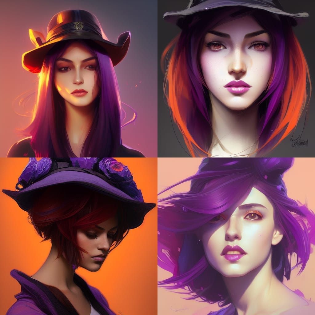 Halloween Portrait with Volumetric Lighting