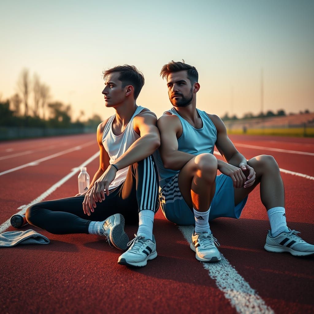 Dawn on the Track: A Moment of Reflection
