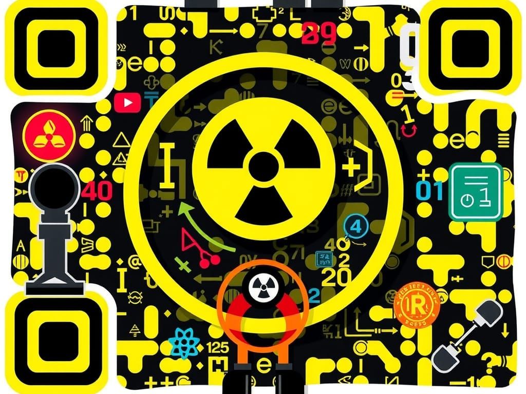 QR Code Art: Uranium-235 and Nuclear Submarines