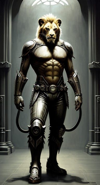 Biomechanical Form Blends Human and Feline Features