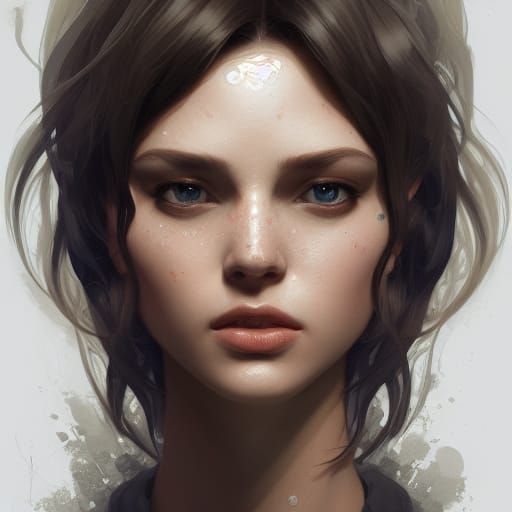 Agender Portrait by Greg Rutkowski and Artgerm