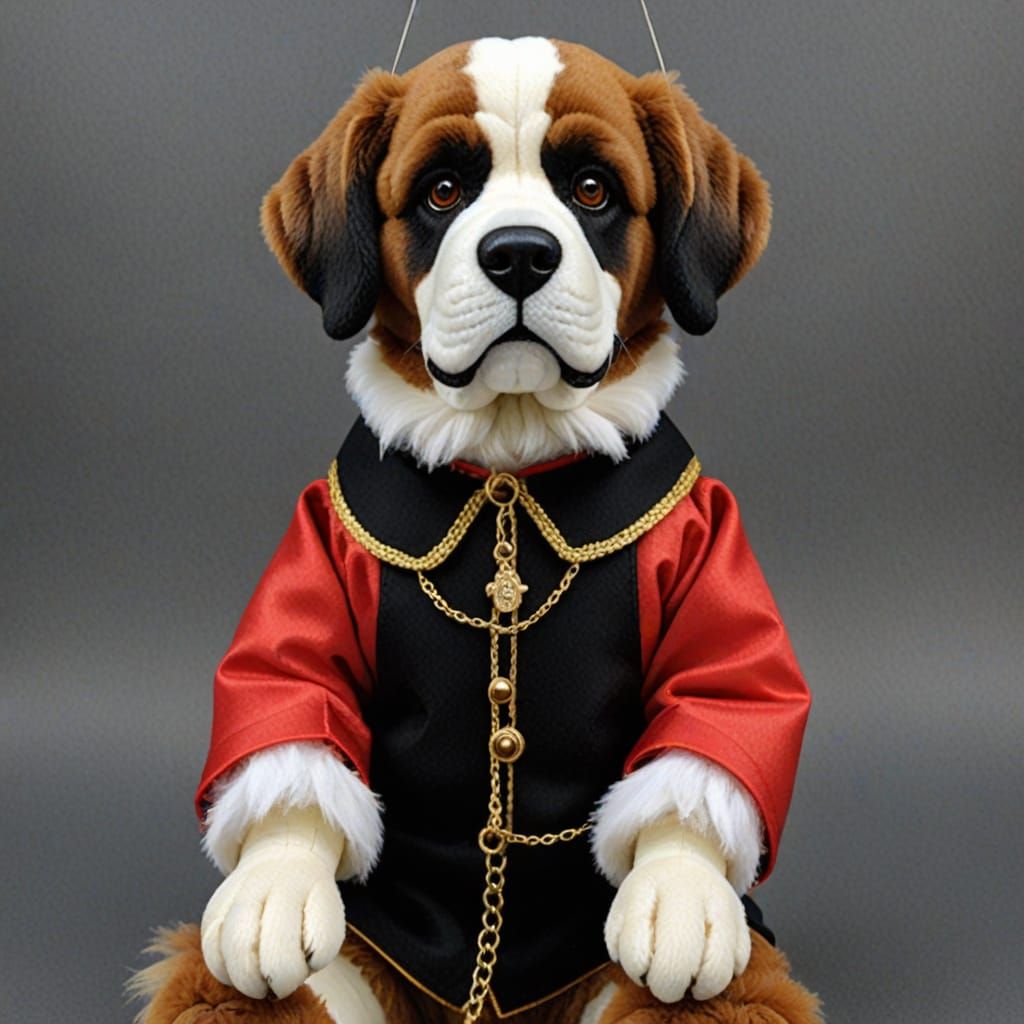 St. Bernard marionette