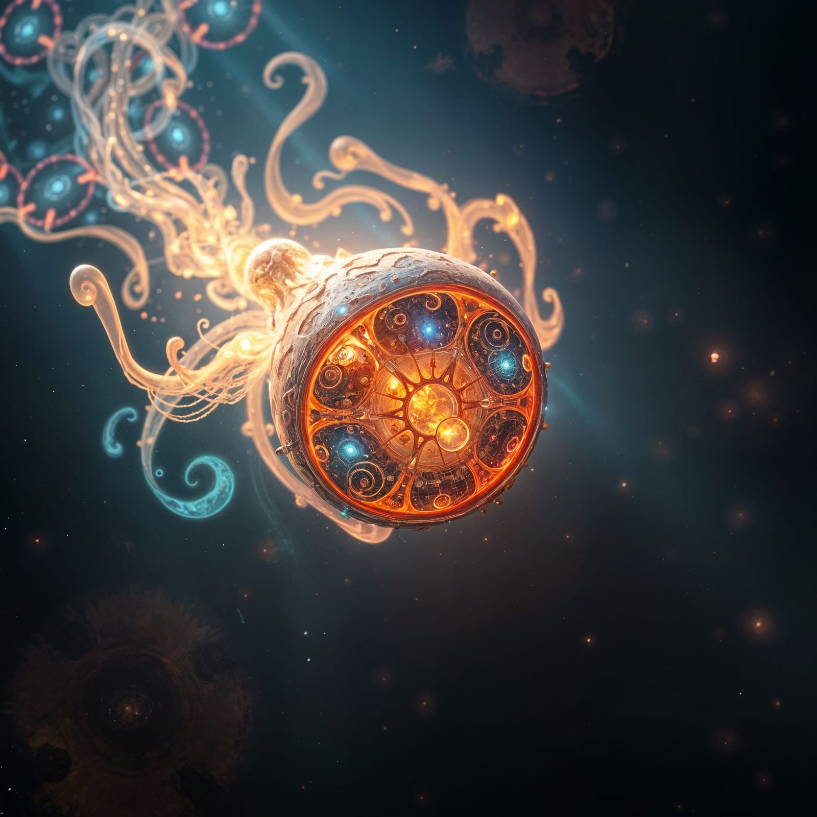 Intergalactic Seed: Detailed Fantasy Concept Art