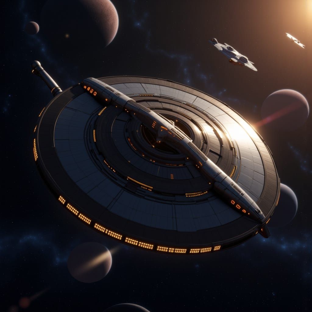 SpaceX Starship Journeys to Mars in Hyperrealistic Style