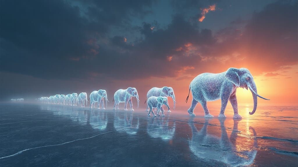 A Strange Herd - open prompt