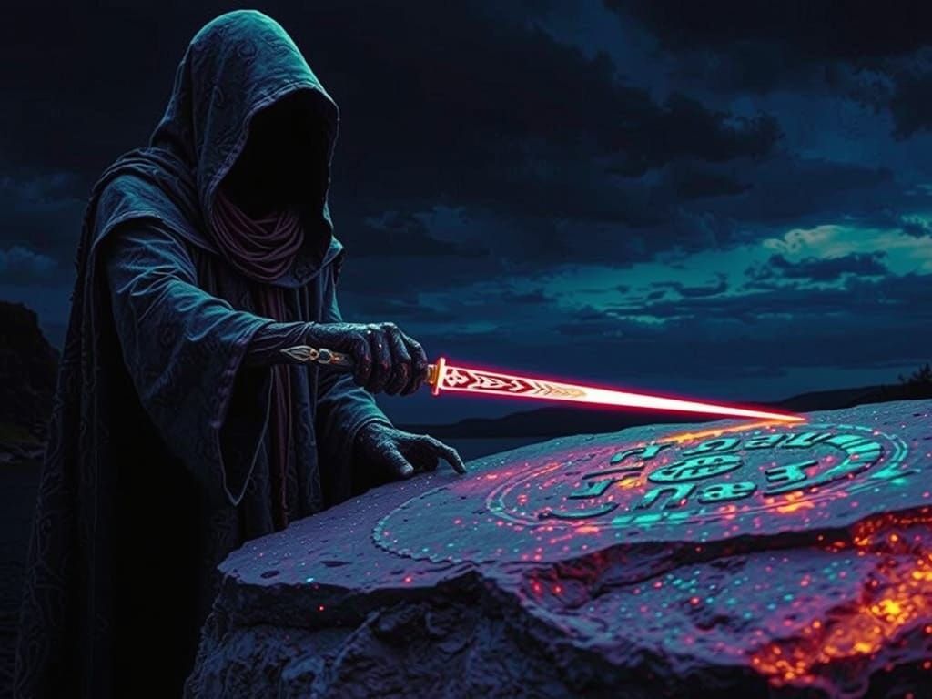 Stormy Night Ritual with Cultist Monk