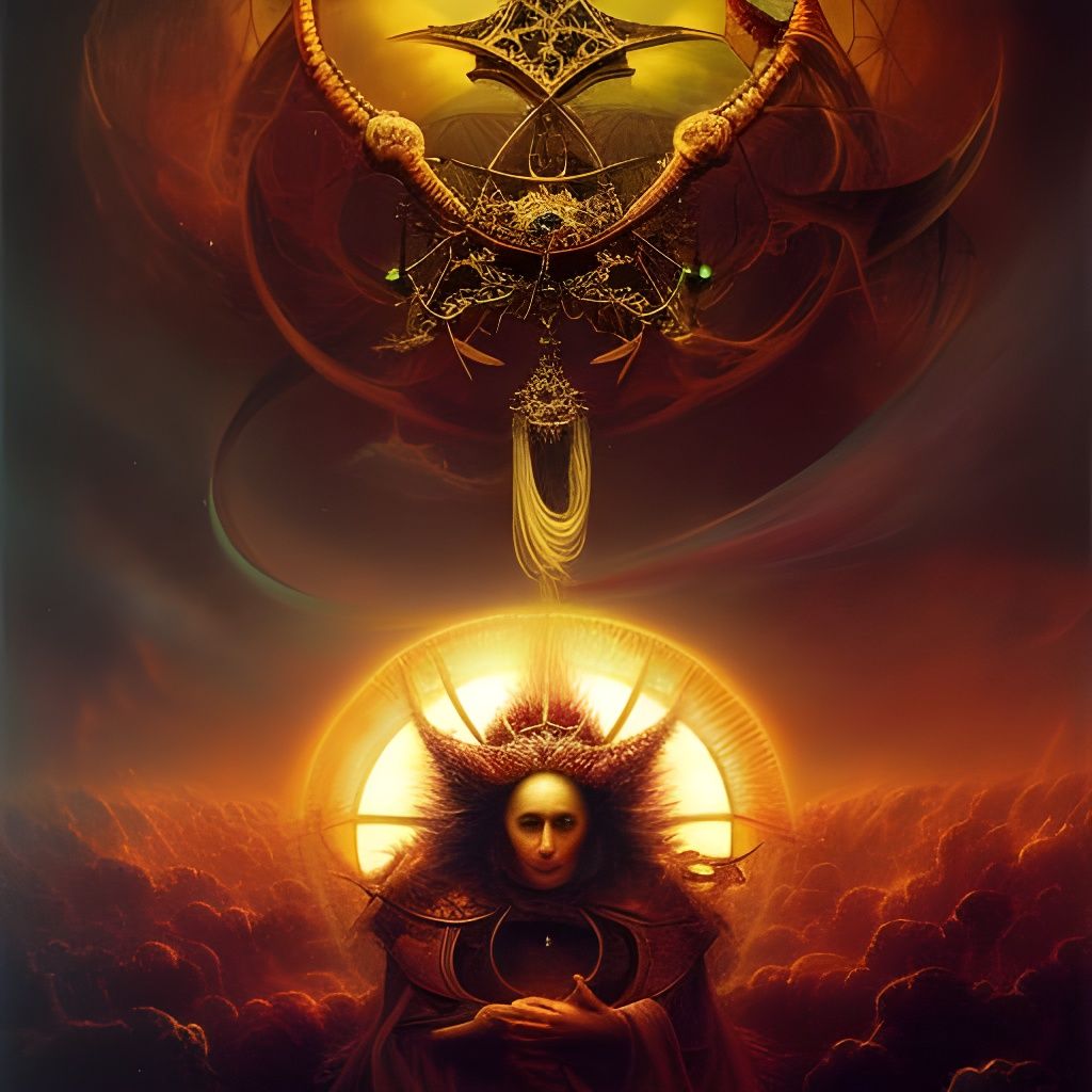 Enochian Magic: Cosmic Rococo Fantasy Art