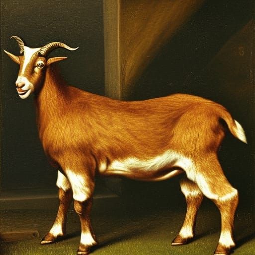 Messi as Goat: Baroque and Theatrical Portrait