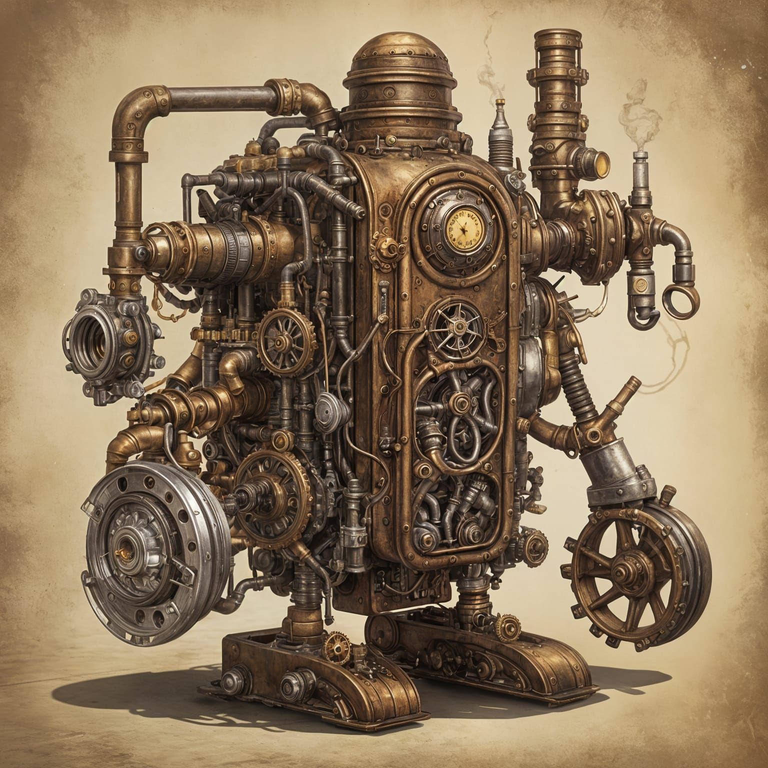 Steampunk Janitor Monster Revealed