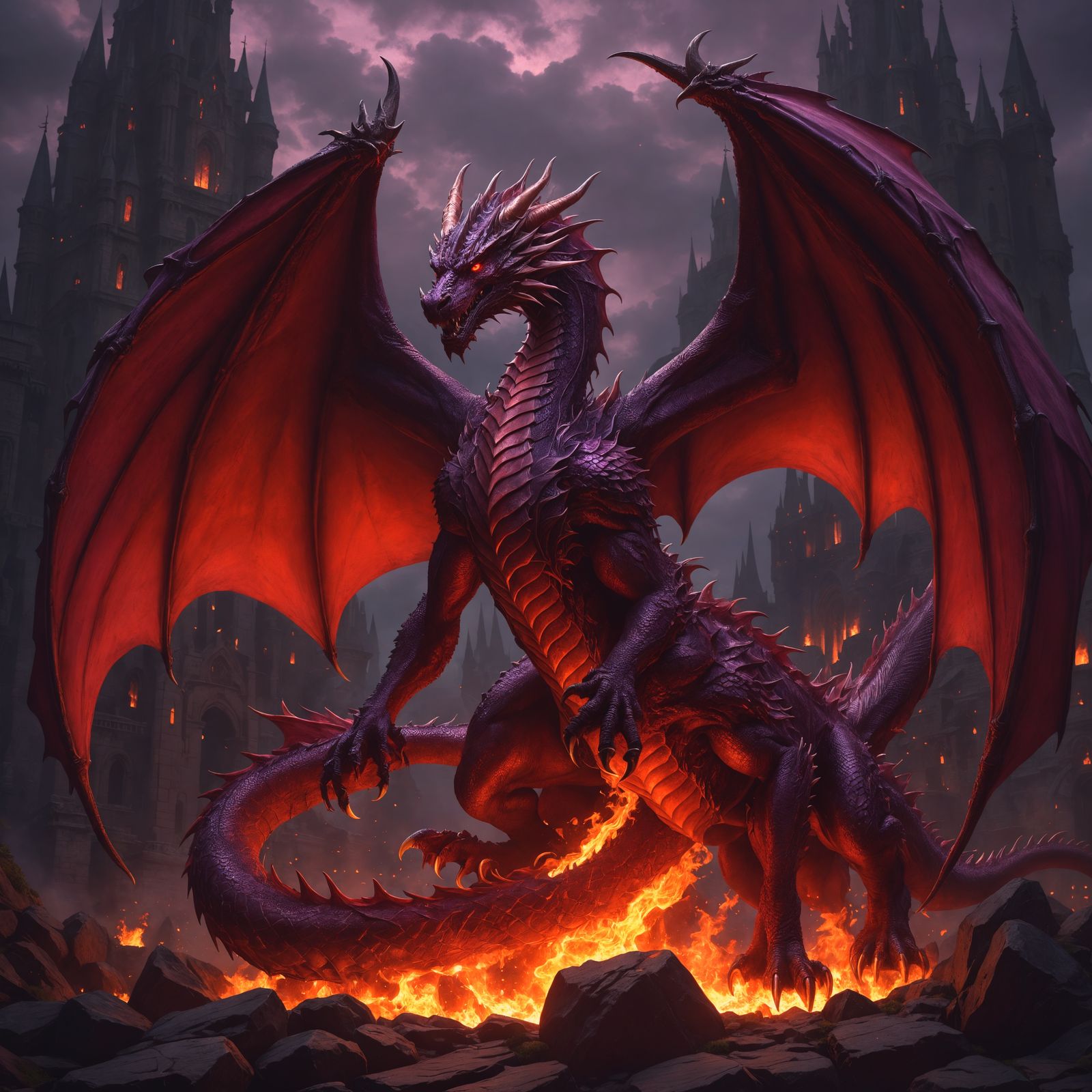 The Crimson Fire Dragon (Pyrorox)