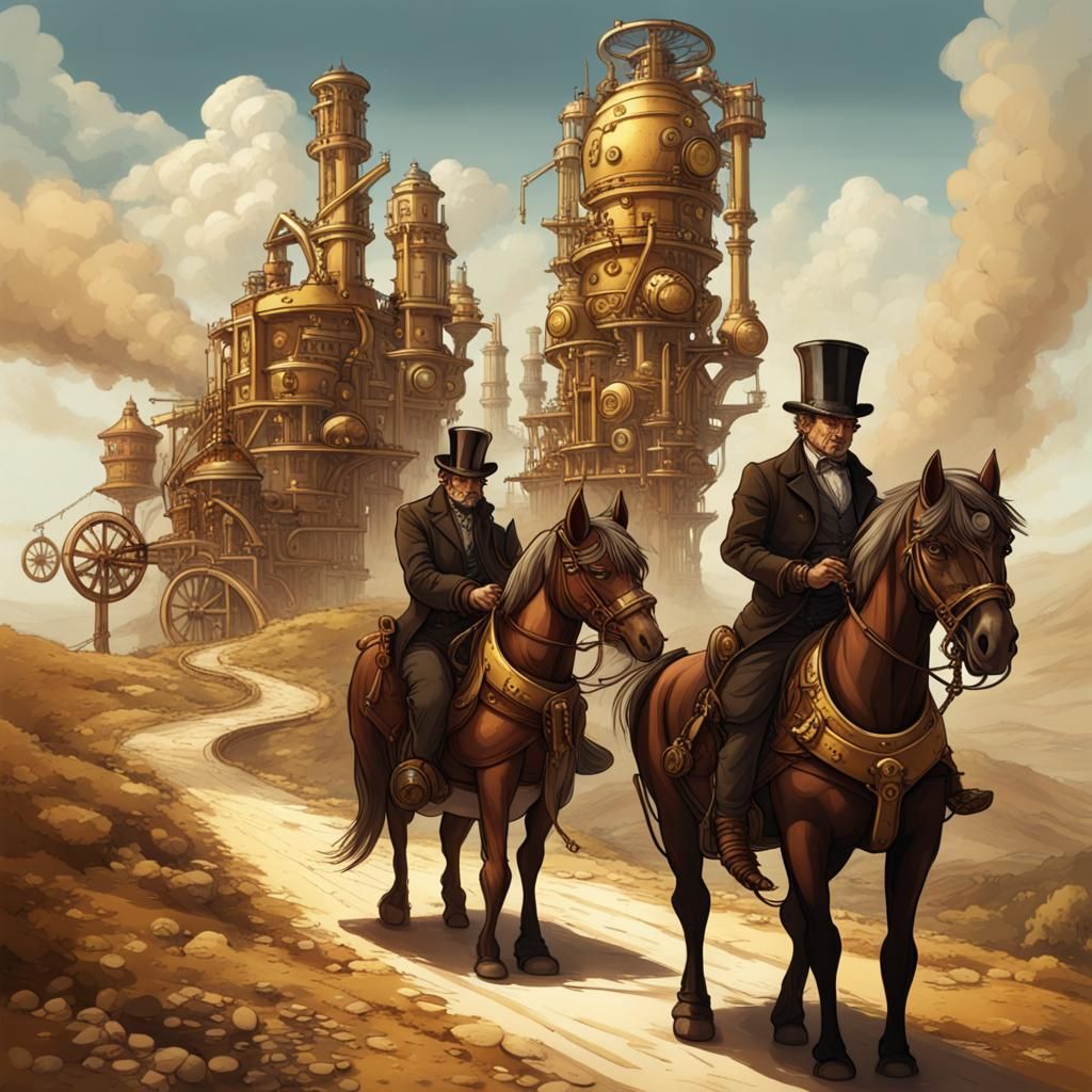 Steampunk Choice: Golden City or Spain?