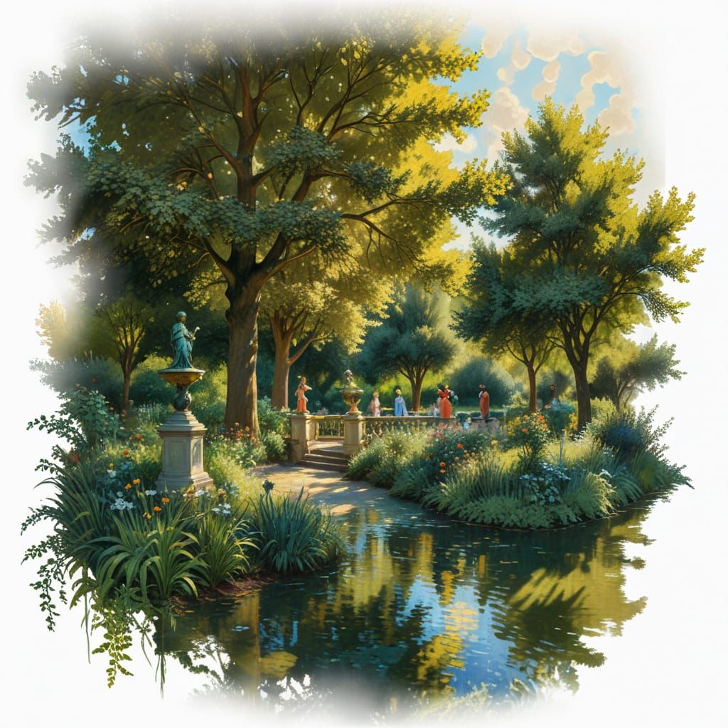 Elegant Garden Party in Splendid Estate